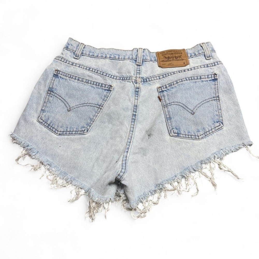 Levi's 529 Distressed Denim Shorts
